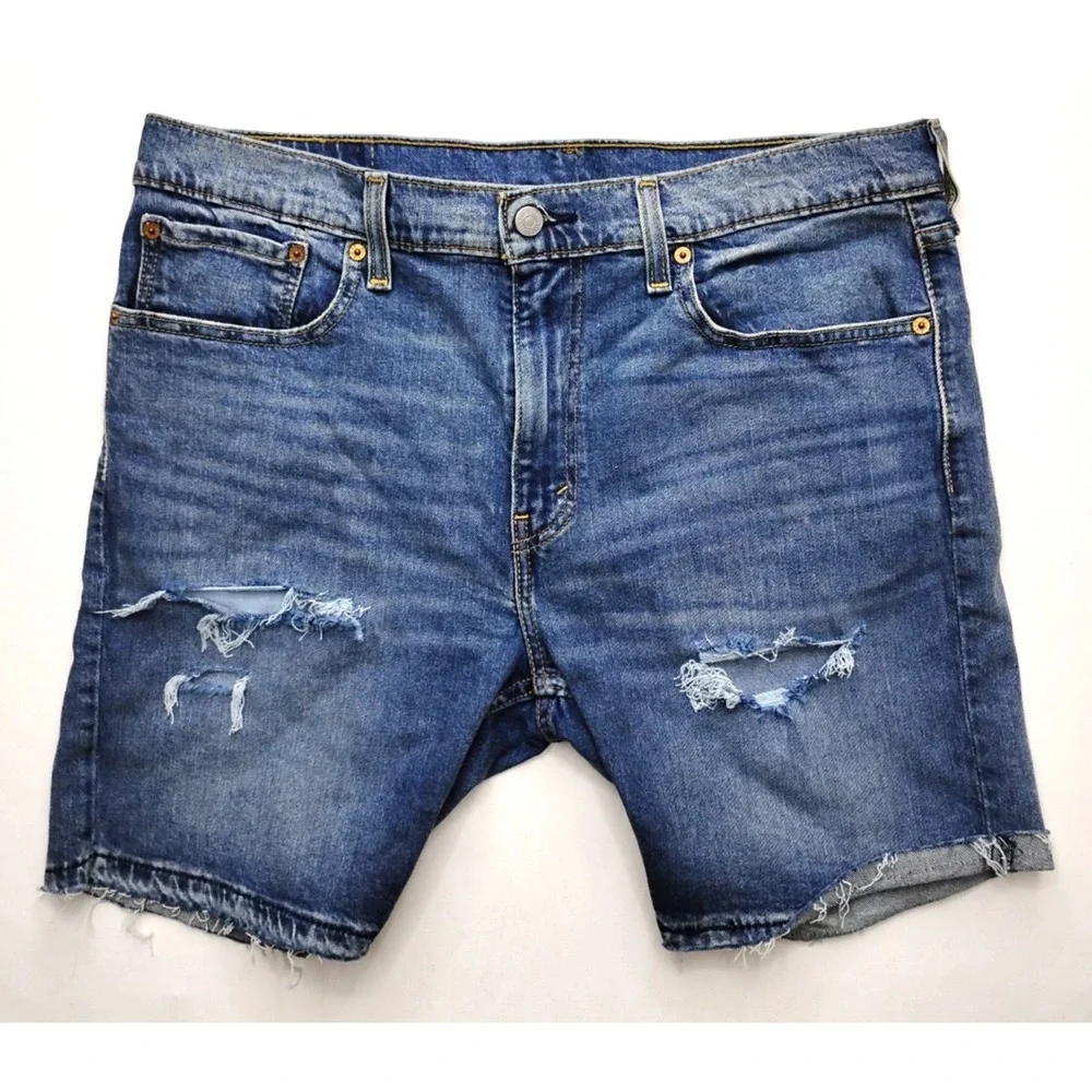 Levis Red Tab 412 Mens Jeans Shorts 34 with 8in inseam